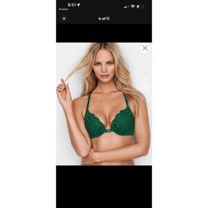 NWT Victoria’s Secret FASHION SHOW Very Sexy PUSH UP BRA Lace 36DD Lingerie